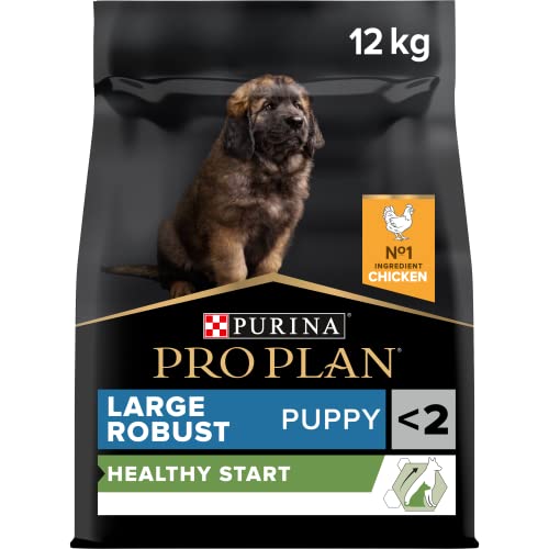 Purina Pro Plan Large Puppy Robust Start Pienso para Perro Grande, Cachorro, Junior, Bebé con Pollo, saco de 12kg