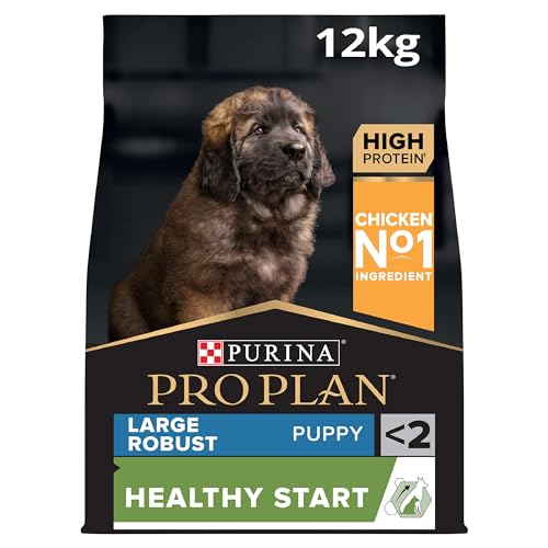 Purina Pro Plan Large Puppy Robust Start Pienso para Perro Grande, Cachorro, Junior, Bebé con Pollo, saco de 12kg
