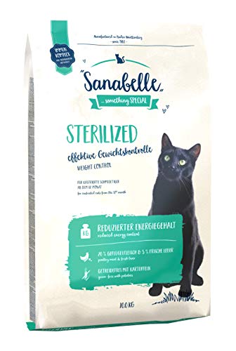 Sanabelle Sterilized | Comida seca para gatos con sobrepeso y esterilizados | 1 x 10 kg