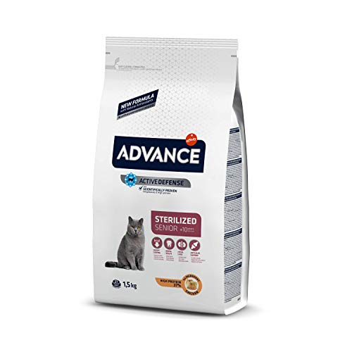 Advance Sterilized para gatos esterilizados de + 10 años 1,5 kg