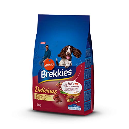Brekkies Dog Croquetas Tiernas para Perros, 3kg