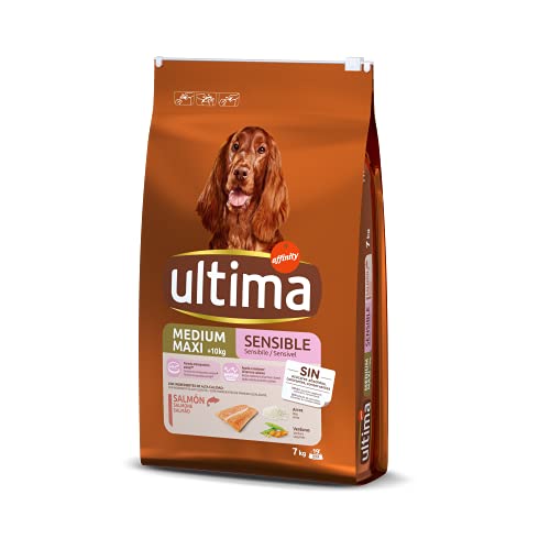 Ultima Medium-Maxi Bienestar Digestivo Salmon, Comida seca para perros, 7kg
