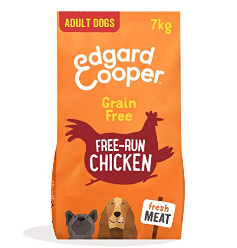 Edgard & Cooper Pienso Perros Adultos Comida Seca Natural Sin Cereales 7kg Pollo Fresco de Granja, Naturalmente fácil de digerir, Alimentación Sana Sabrosa y equilibrada, Proteína de Alta qualidad