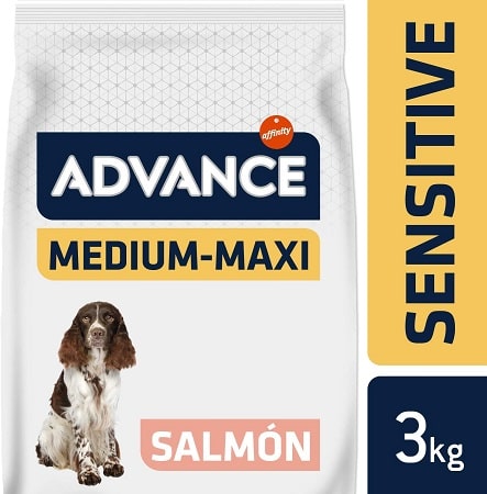 Alimento seco para peros Advance Active Defense Medium Maxi con salmón
