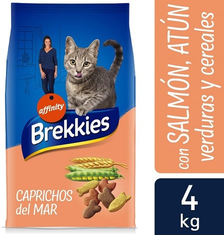 Alimento seco para gatos Brekkies Caprichos del Mar