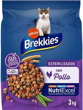 Alimento seco para gatos esterilizados Brekkies