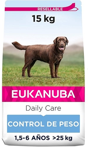 Pienso Eukanuba para perros con sobrepeso raza grande
