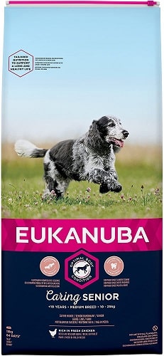 Alimento seco para perros Eukanuba Senior razas medianas