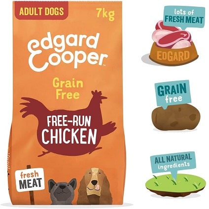 Alimento seco para perros Edgard Cooper Grain Free con pollo fresco