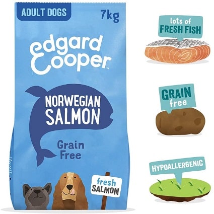 Alimento seco para perros Edgard Cooper Grain Free con salmón fresco
