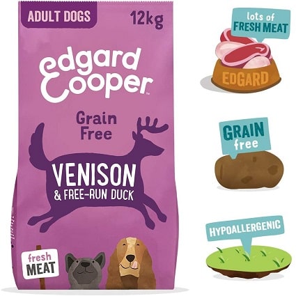 Alimento seco para perros Edgard Cooper Grain Free Venison