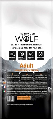 Comida seca para perros The Hunger Of The Wolf Adult Razas Grandes y Gigantes