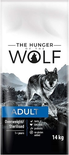 Alimento seco para perros The Hunger Of The Wolf Adult Overweight Sterilised
