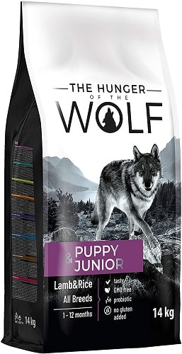 Pienso para perros The Hunger Of The Wolf Puppy Junior con cordero