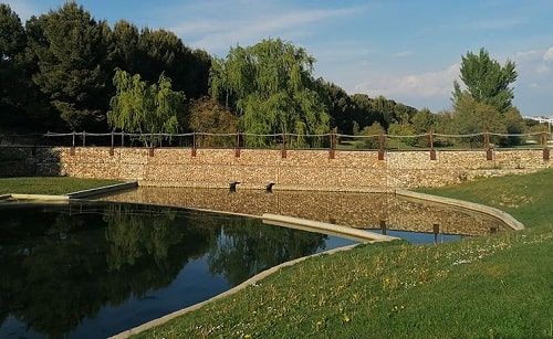 Parque del barranco en Zaragoza
