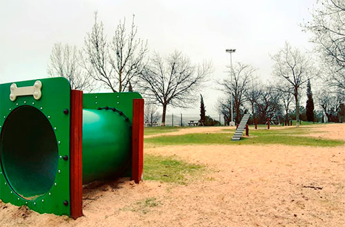 Parque canino parquesol en Valladolid